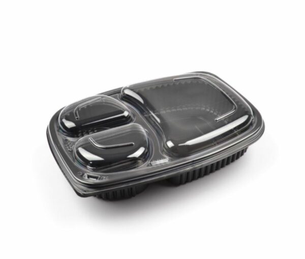 Schale Oval Schwarz (PP) mit Deckel - Image 2