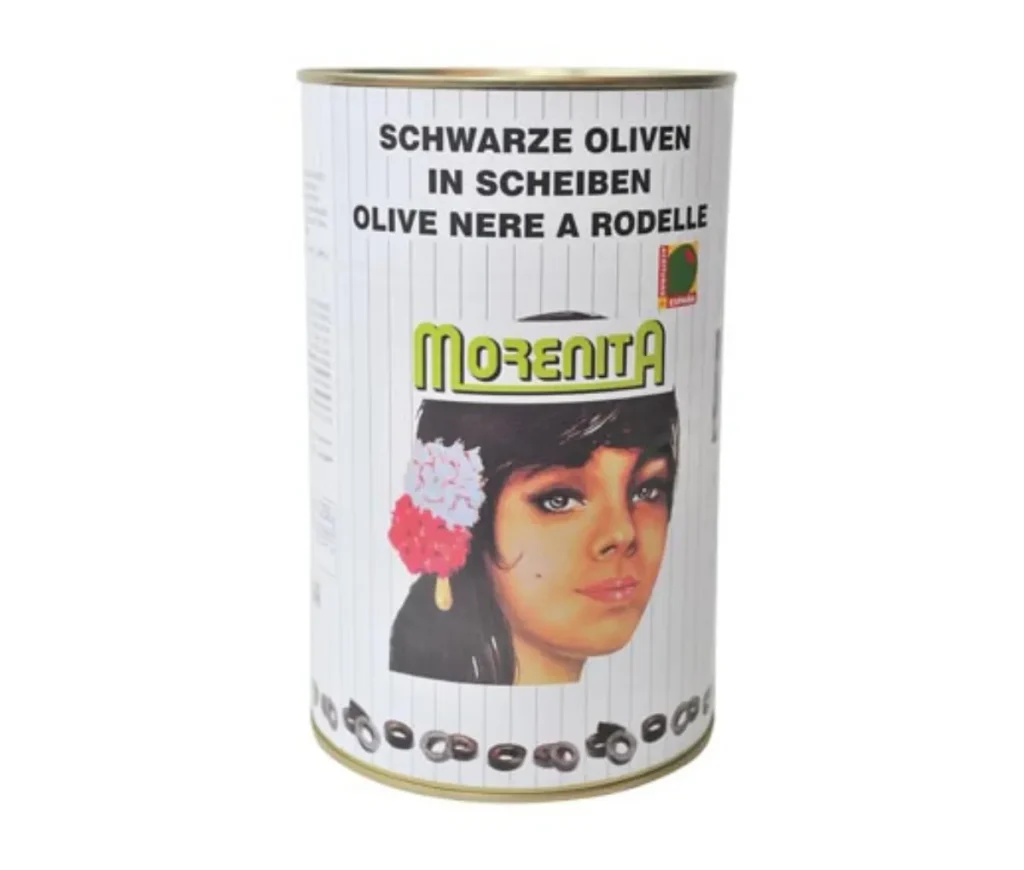 Oliven Schwarz in Scheiben