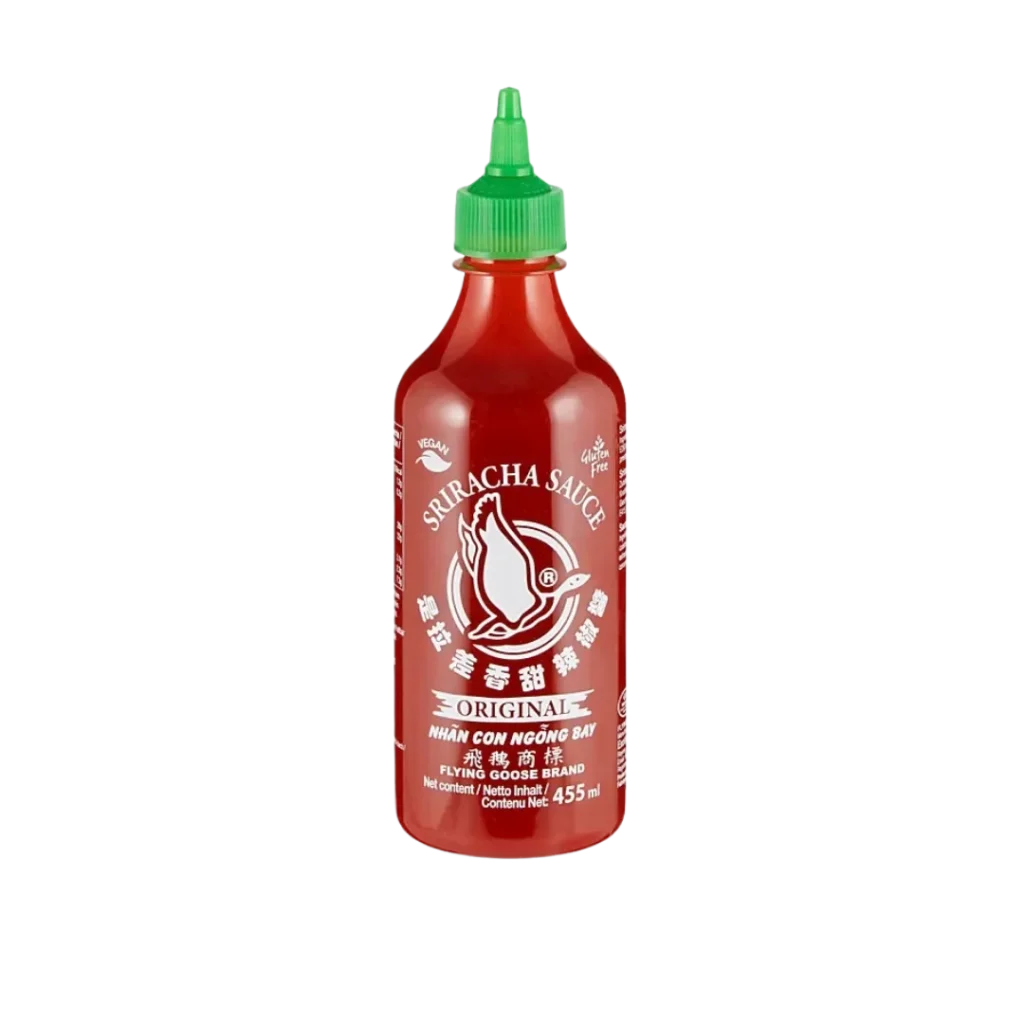 Siracha Sauce, Scharfe Souce, Aare Verpakcung